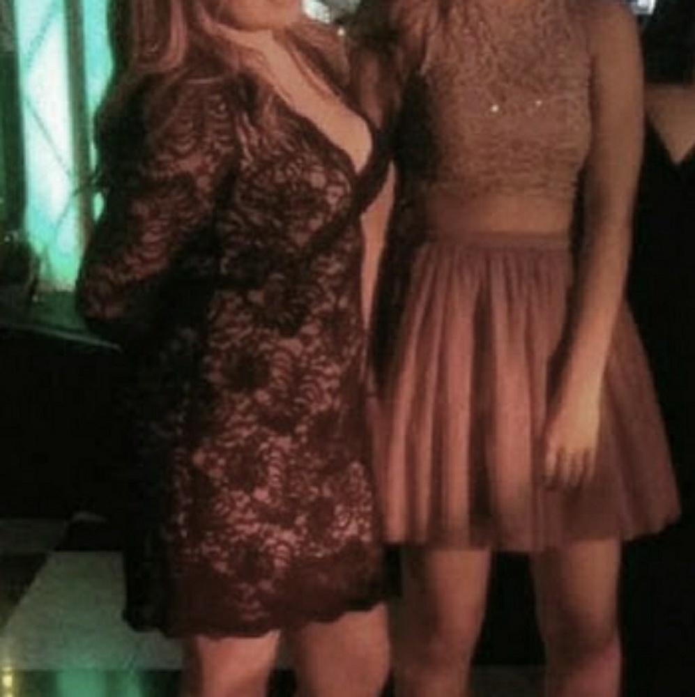 Bebe Cocktail Lace Dress